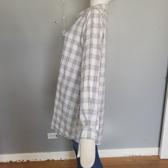 Princess Polly Leigh Oversized Plaid Shirt, BNWT, Size 2 - Picture 5 of 8